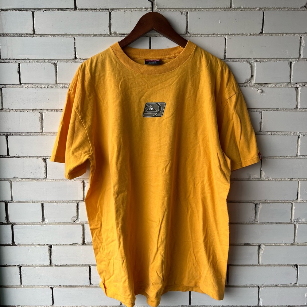 Yellow vintage Quiksilver tee